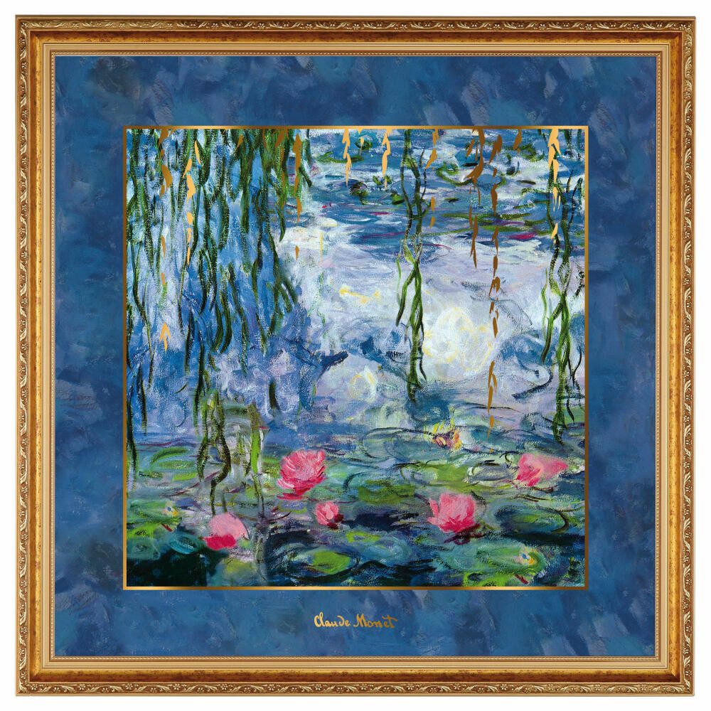 Goebel Wandbild Claude Monet - Seerosen mit Weide