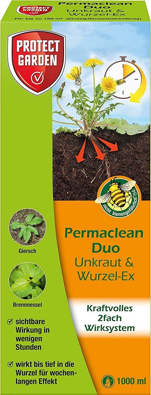 Protect Garden Unkrautbekämpfungsmittel Protect Garden Permaclean Duo Unkraut & Wurzel-Ex 1 l