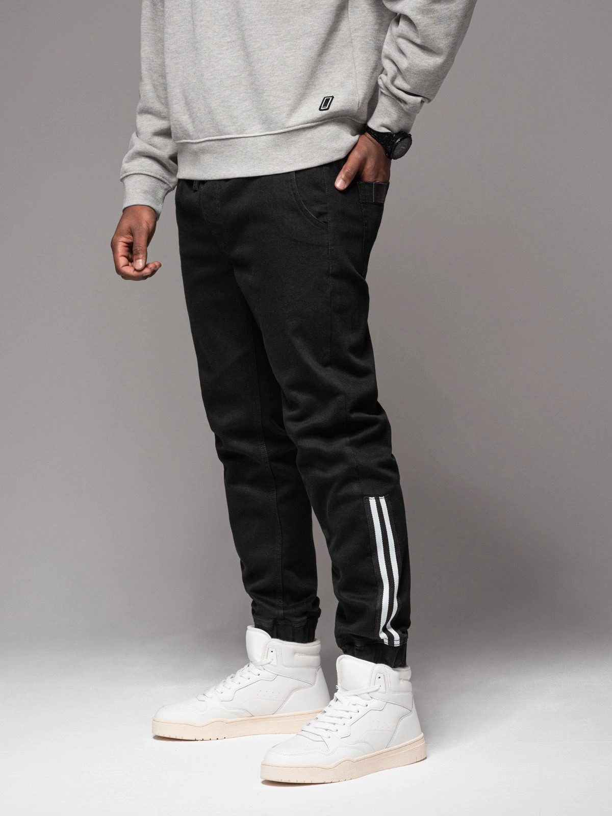 OMBRE Jeggings Herren-Jogginghose aus Denim mit günstig online kaufen