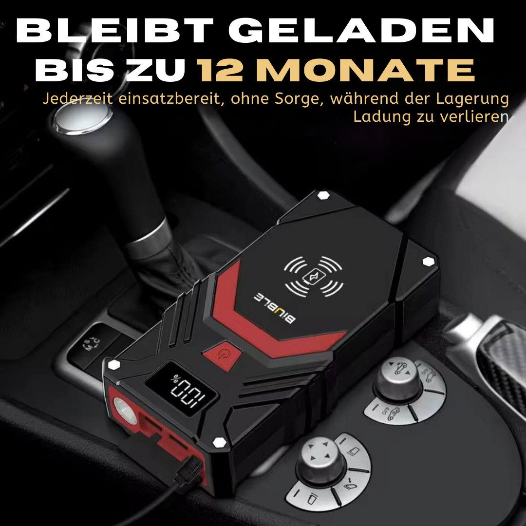 Biuble JS002 Jump Starter 12000 mAh, 1500 A, Power Bank, LED Emergency Light for 12V Vehicles