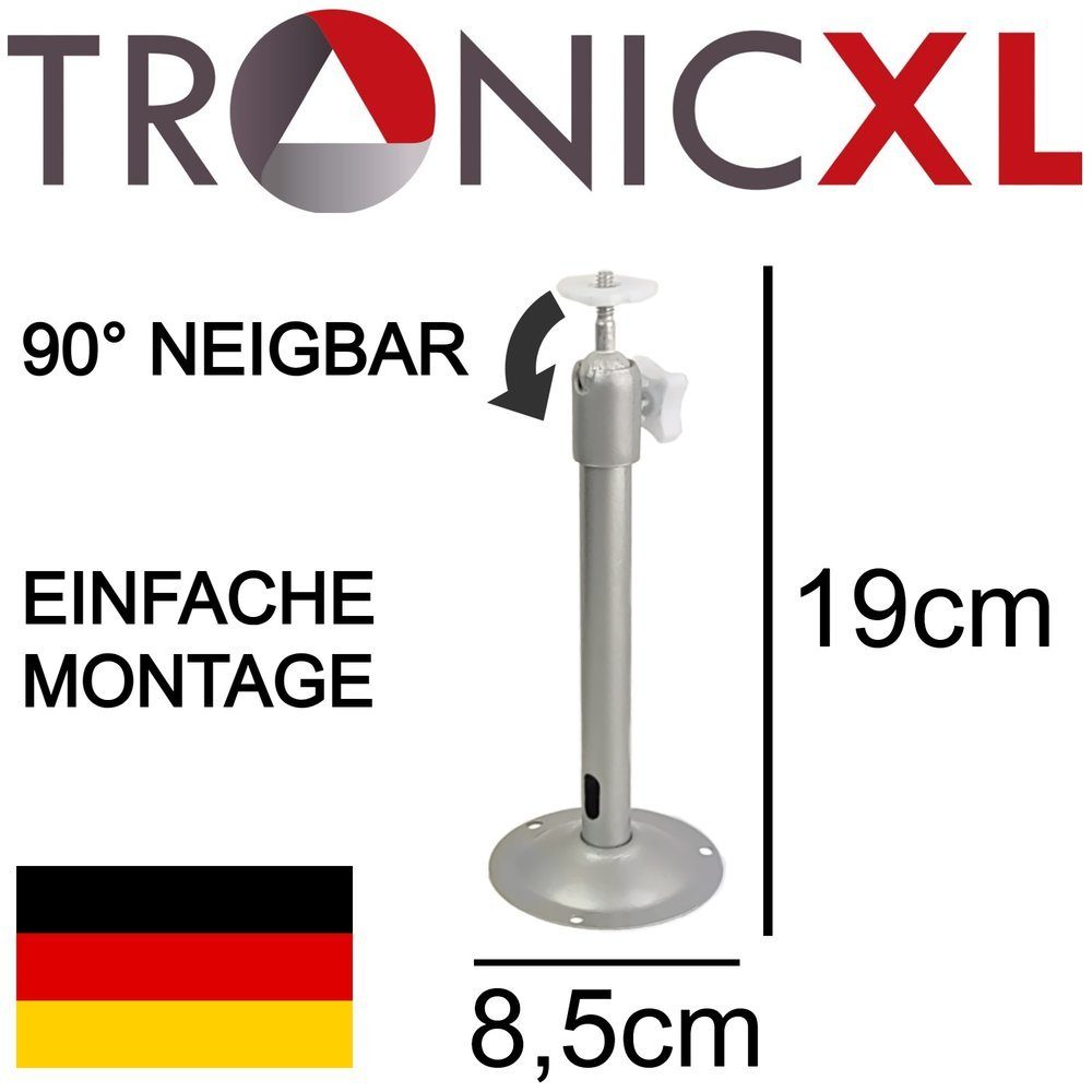 TronicXL Wandhalterung Deckenhalterung Logitech Webcam Ständer Tisch für Webcam