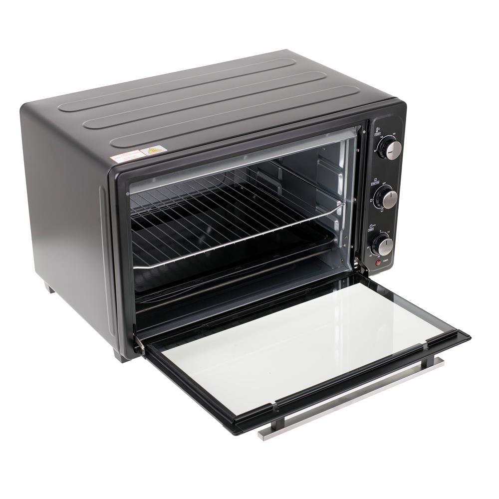 MS L, Mini-Backofen Ober- 2200 Unterhitze, Timer 66 Fassungsvermögen: W, Mesko 6021 Minibackofen XXL 66 und L,