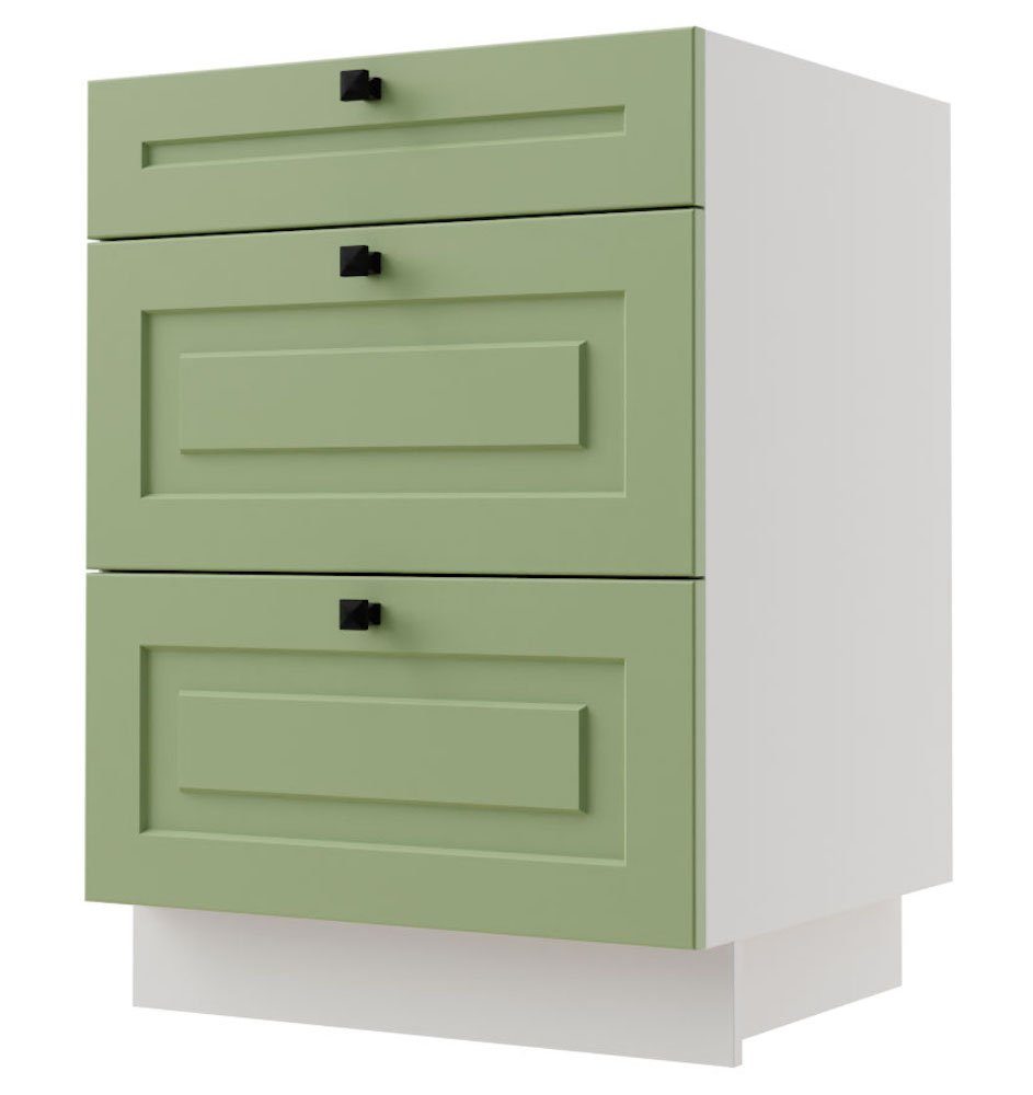 RAL 6025 farngrün matt | Korpus: weiß