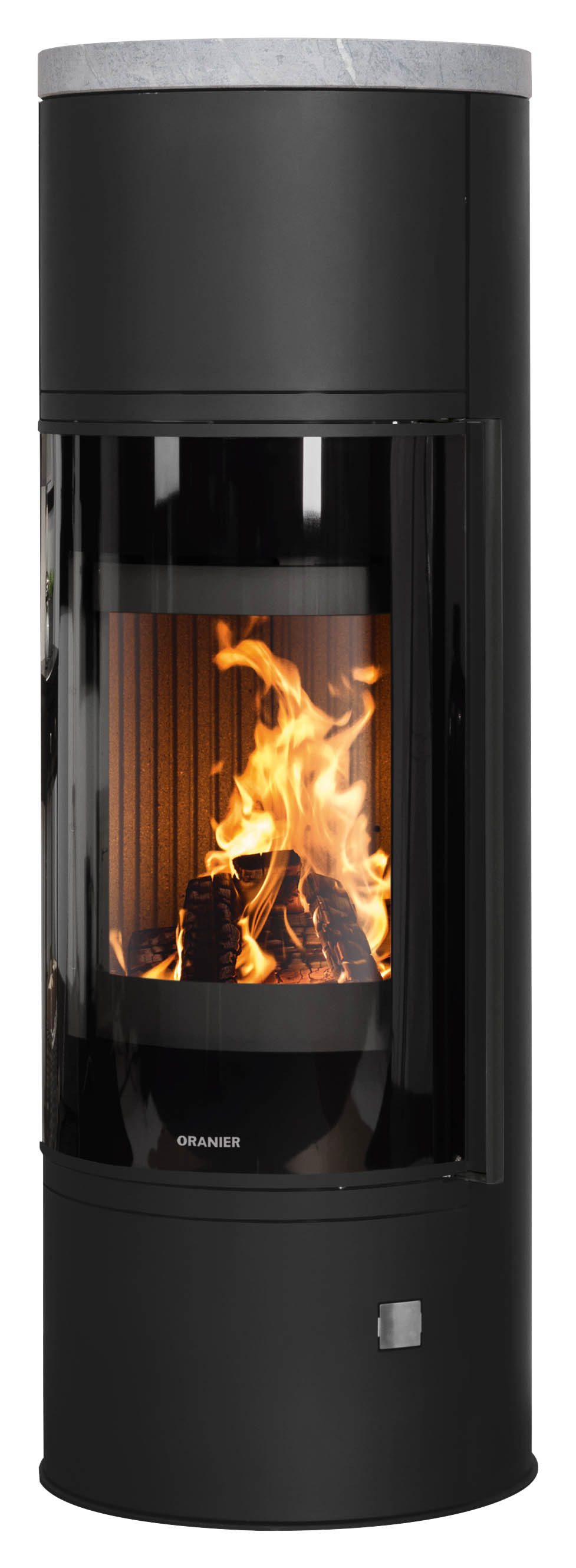 Oranier Kaminofen »Arena W+ 2.0«, 7 kW, Zeitbrand, (2-tlg), Stahl, Abdeckpl günstig online kaufen