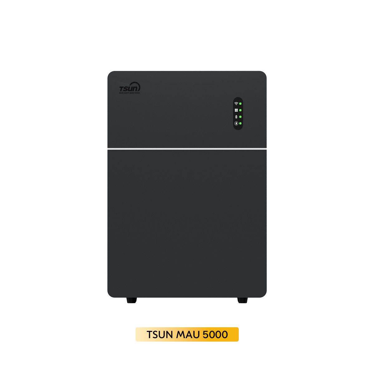 Tsun Balkonkraftwerk TSUN MAU 5000 5kWh Batteriespeicher, 2500W PV Input Plug & Play