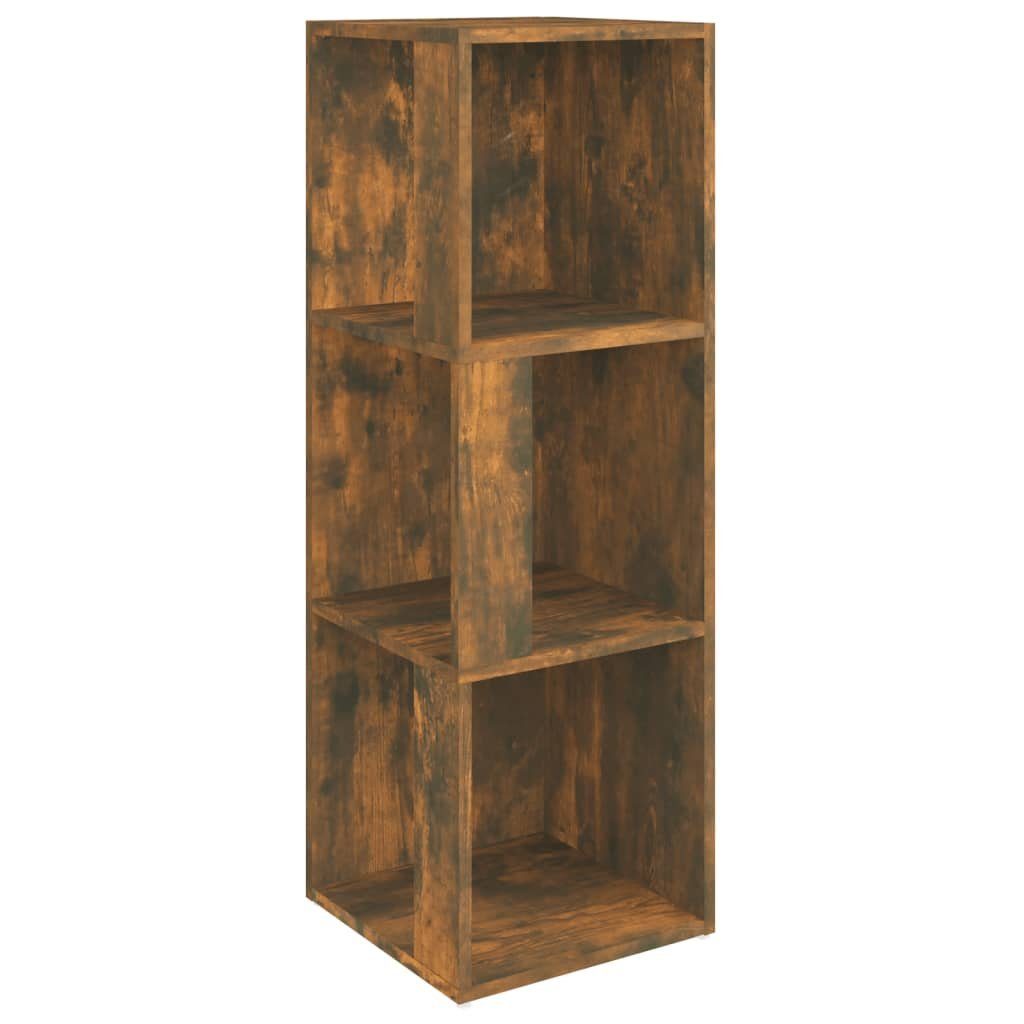 vidaXL Eckregal Eckregal Räuchereiche 33x33x100 cm Spanplatte