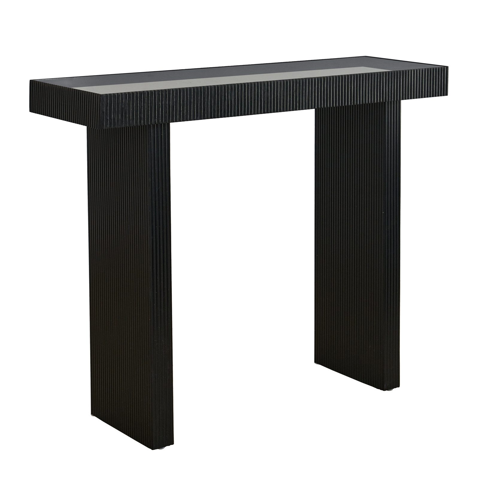 SVITA Konsolentisch ALVARO, Rattanoptik, Flur, Schmal, 110x38x85