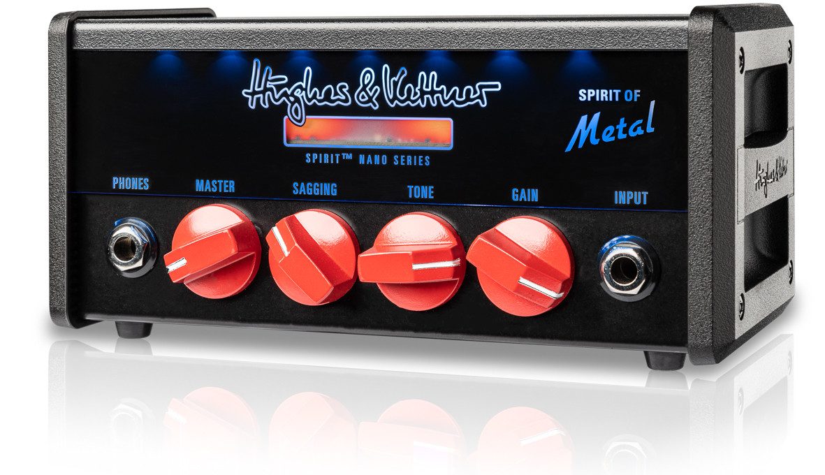 Hughes & Kettner E-Gitarre Hughes & Kettner Black Spirit Nano Head Metal