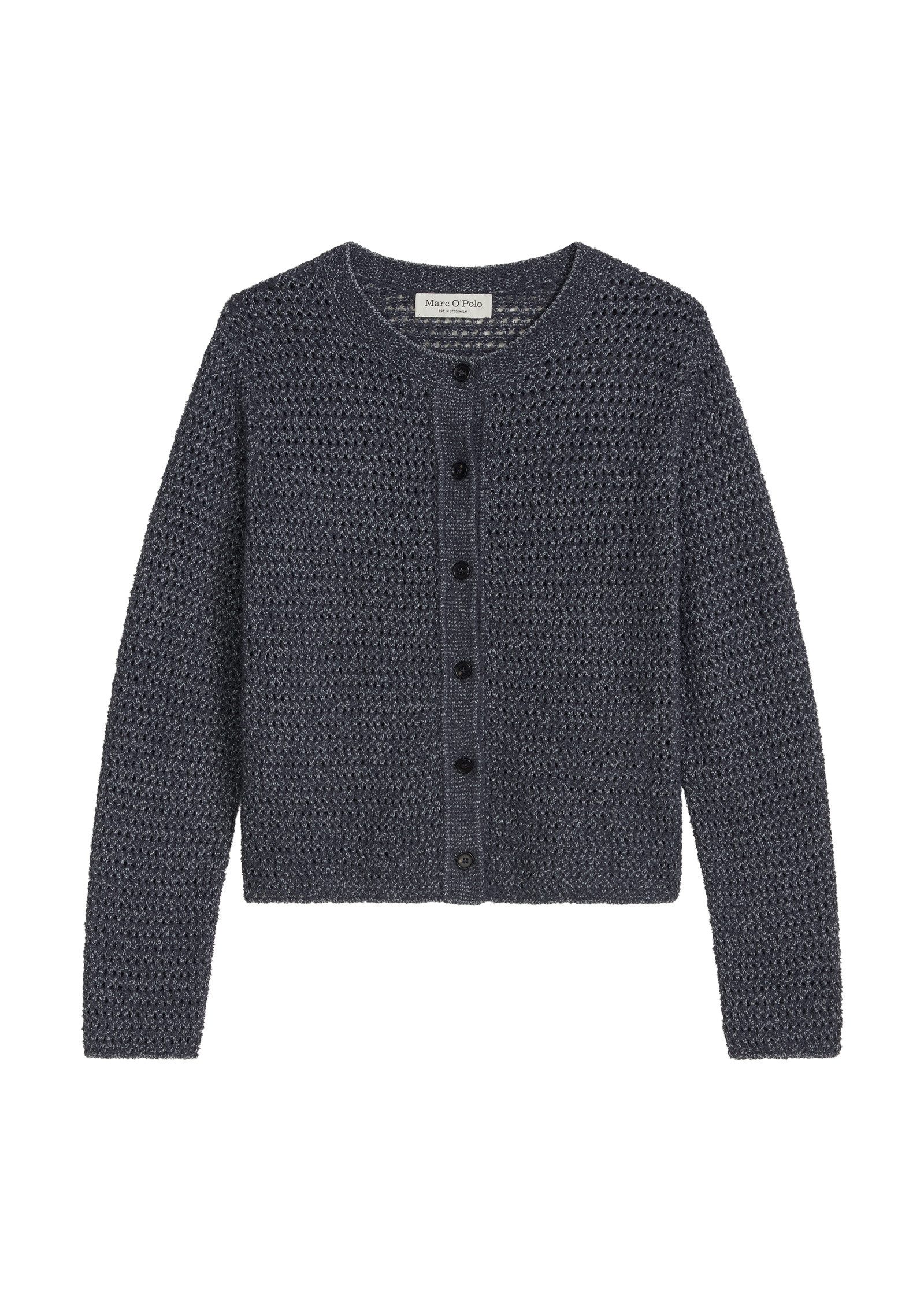 Cardigan aus Bi-Color-Garn