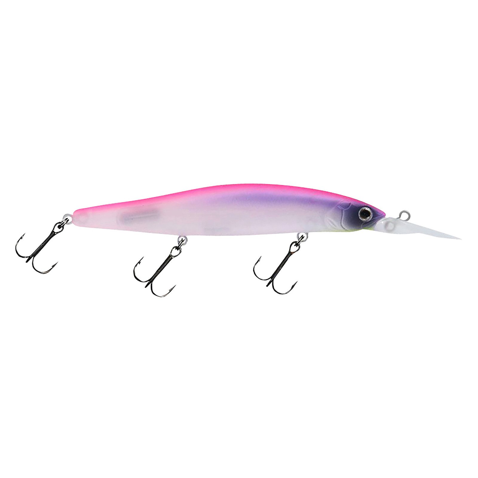 Daiwa Kunstköder, Daiwa Steez Minnow 110SP MR Matt Pink Purple Twitchbait Wobbler