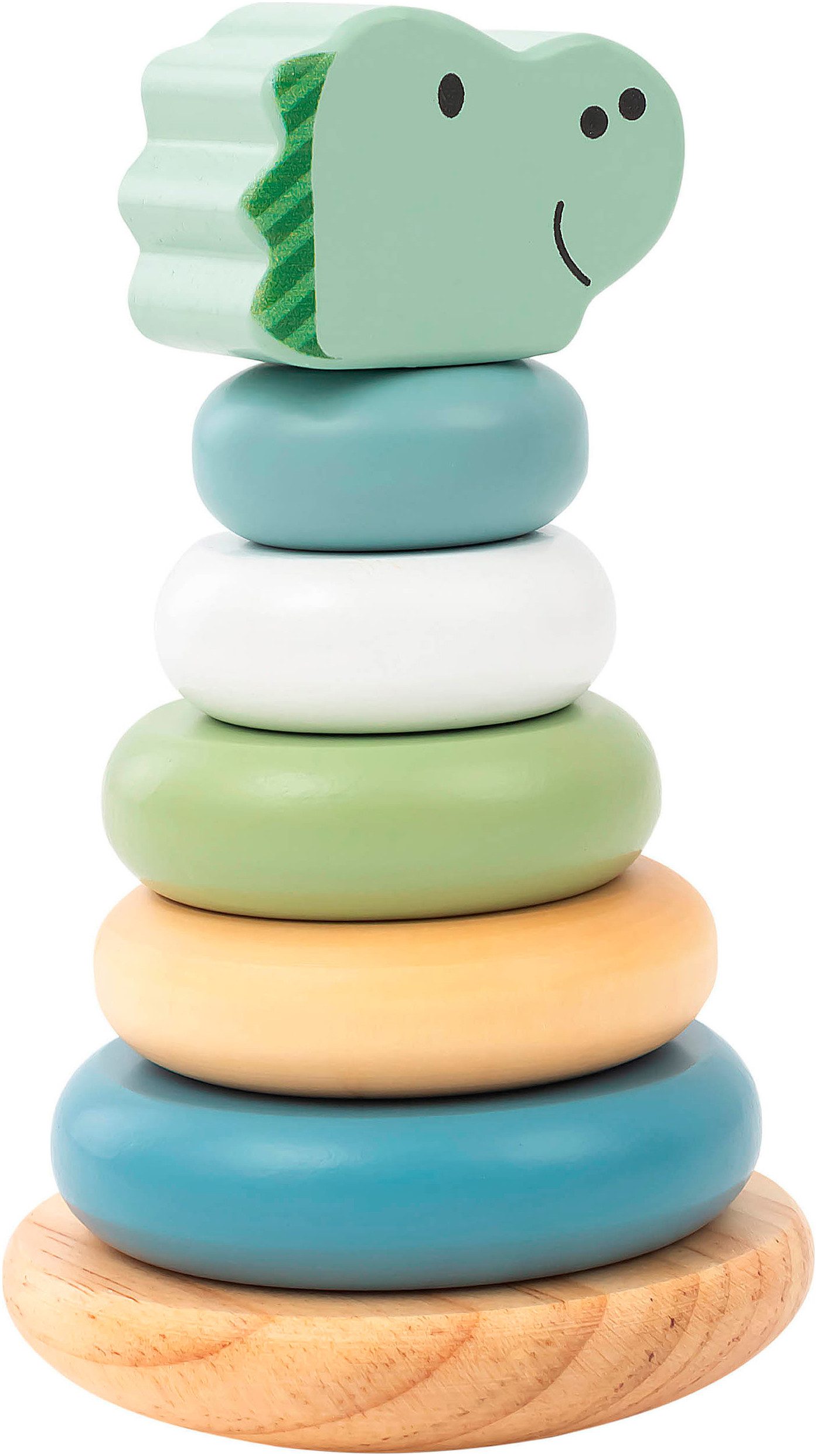 Sterntaler® Stapelspielzeug Dino Rexi Stapelturm Holz