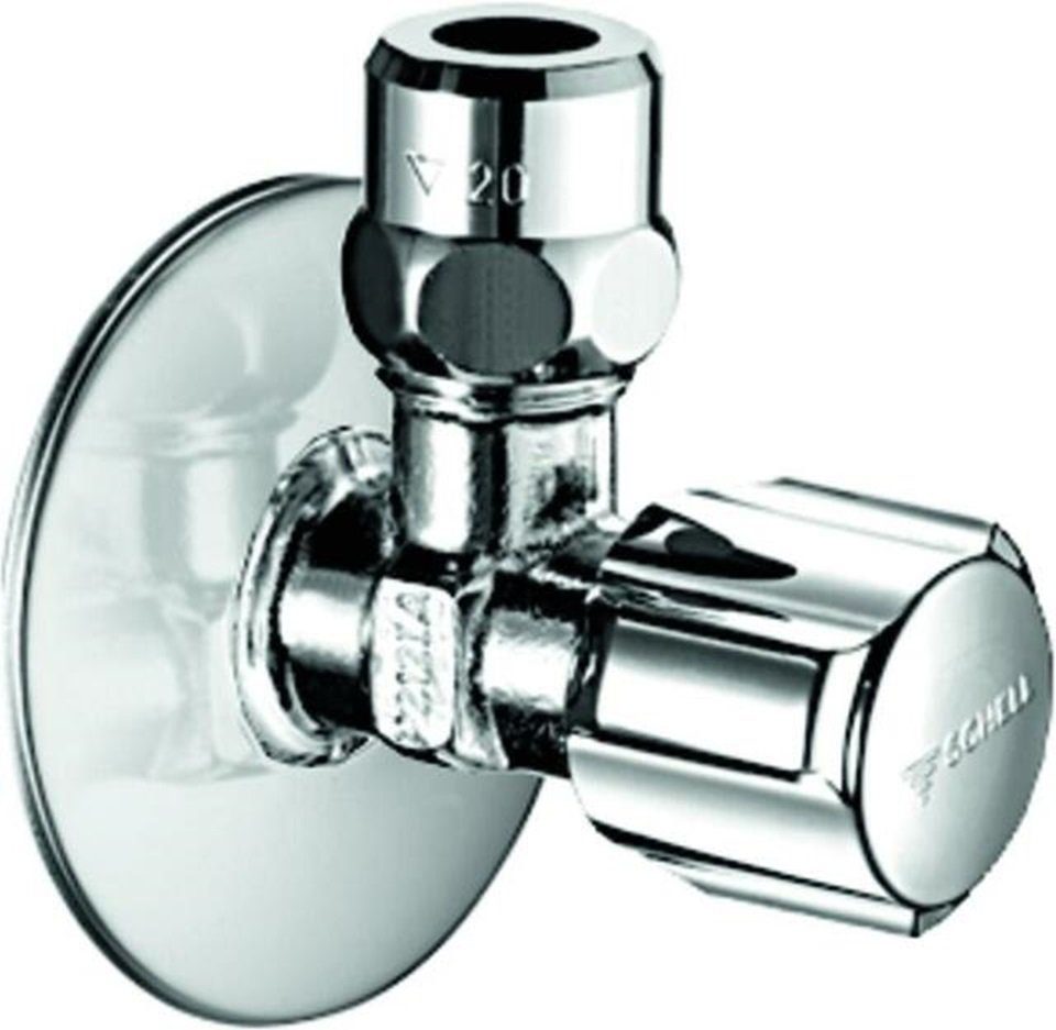 Schell Eckventil SCHELL Eckregulierventil COMFORT 1/2" mit Rosette, chrom