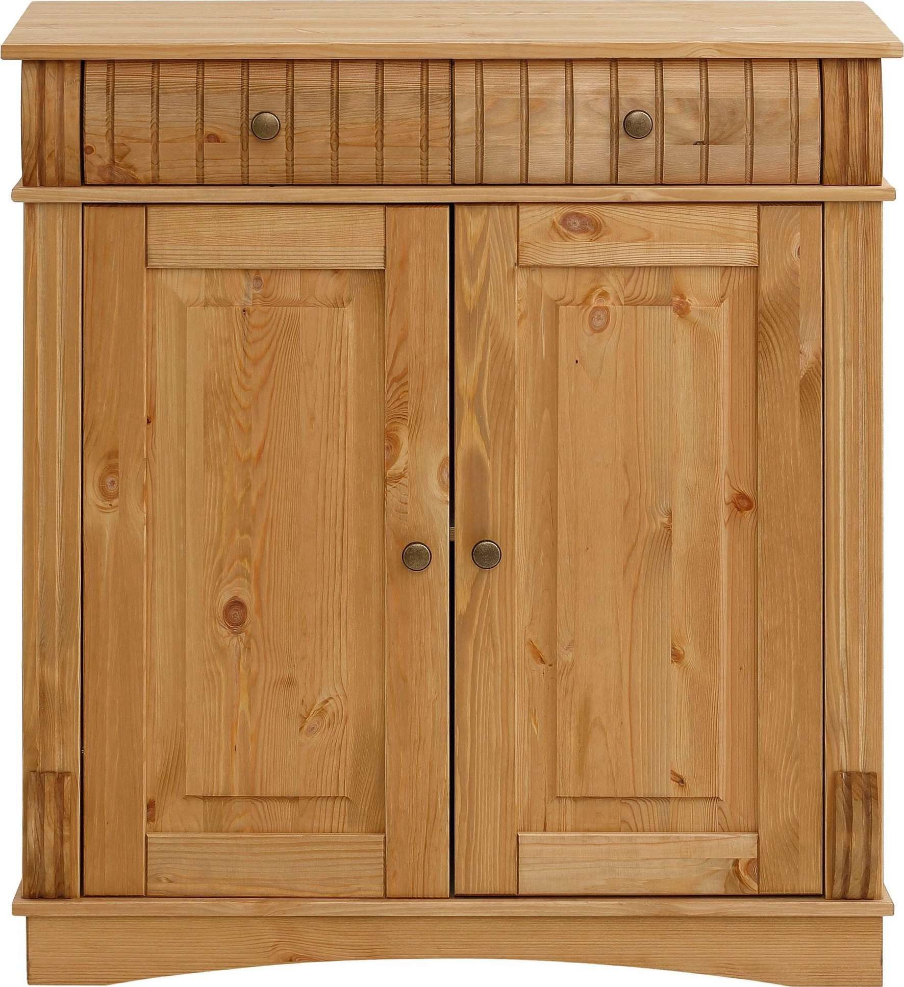 OTTO home Kommode Teresa Sideboard nur 2 Schubkästen, aus massiver Kiefer Breite 84 cm, Höhe 90 cm, FSC®