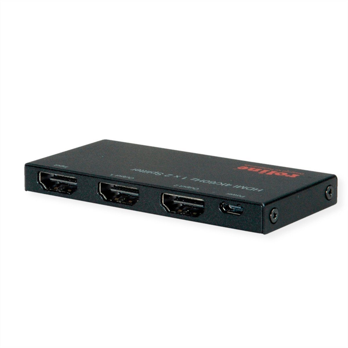 HDMI Video-Splitter, Ultra Slim, 2fach Audio- & Video-Adapter