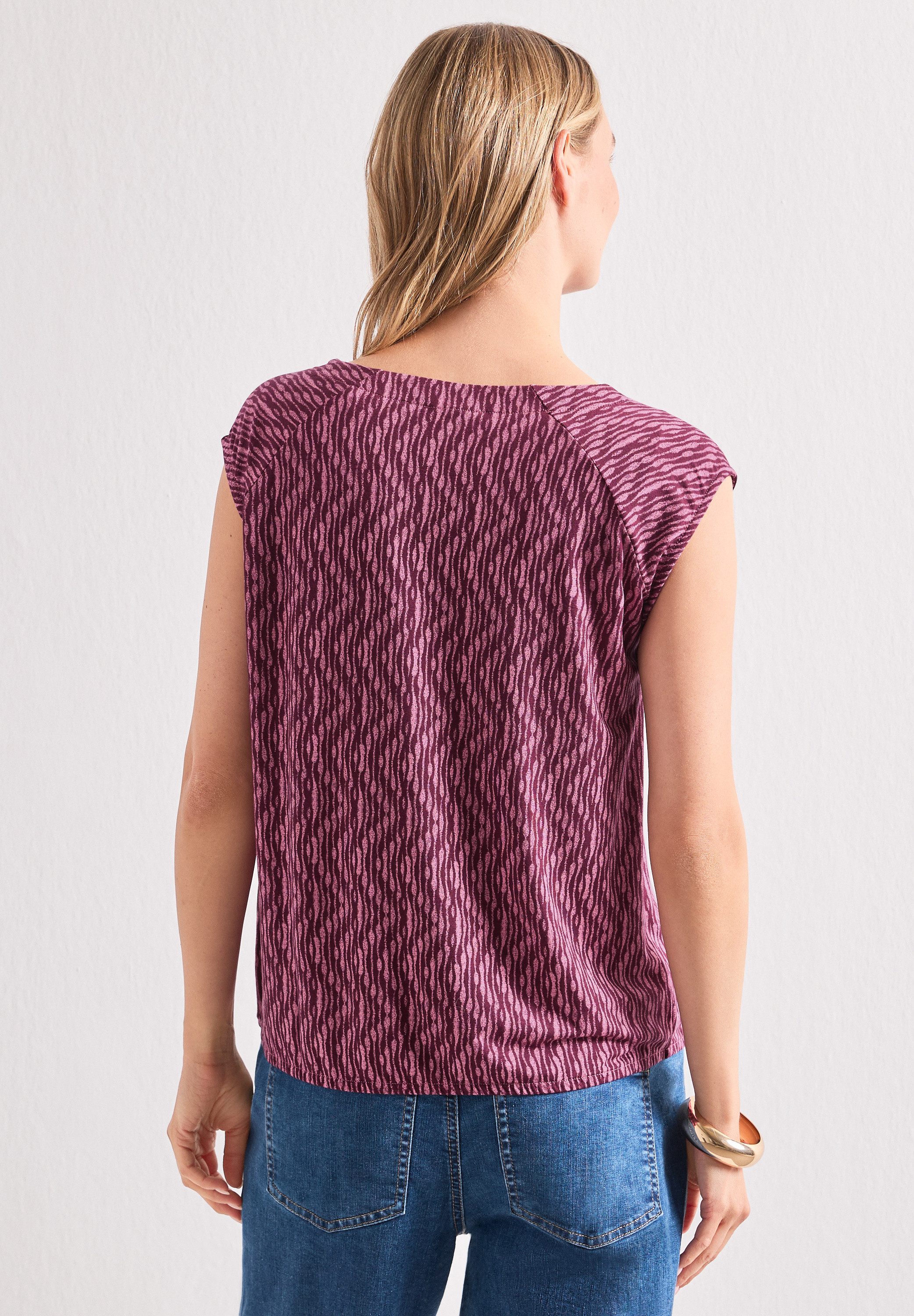 STREET ONE Shirttop Sommertop mit Allover-Print – Bild 2 von 5