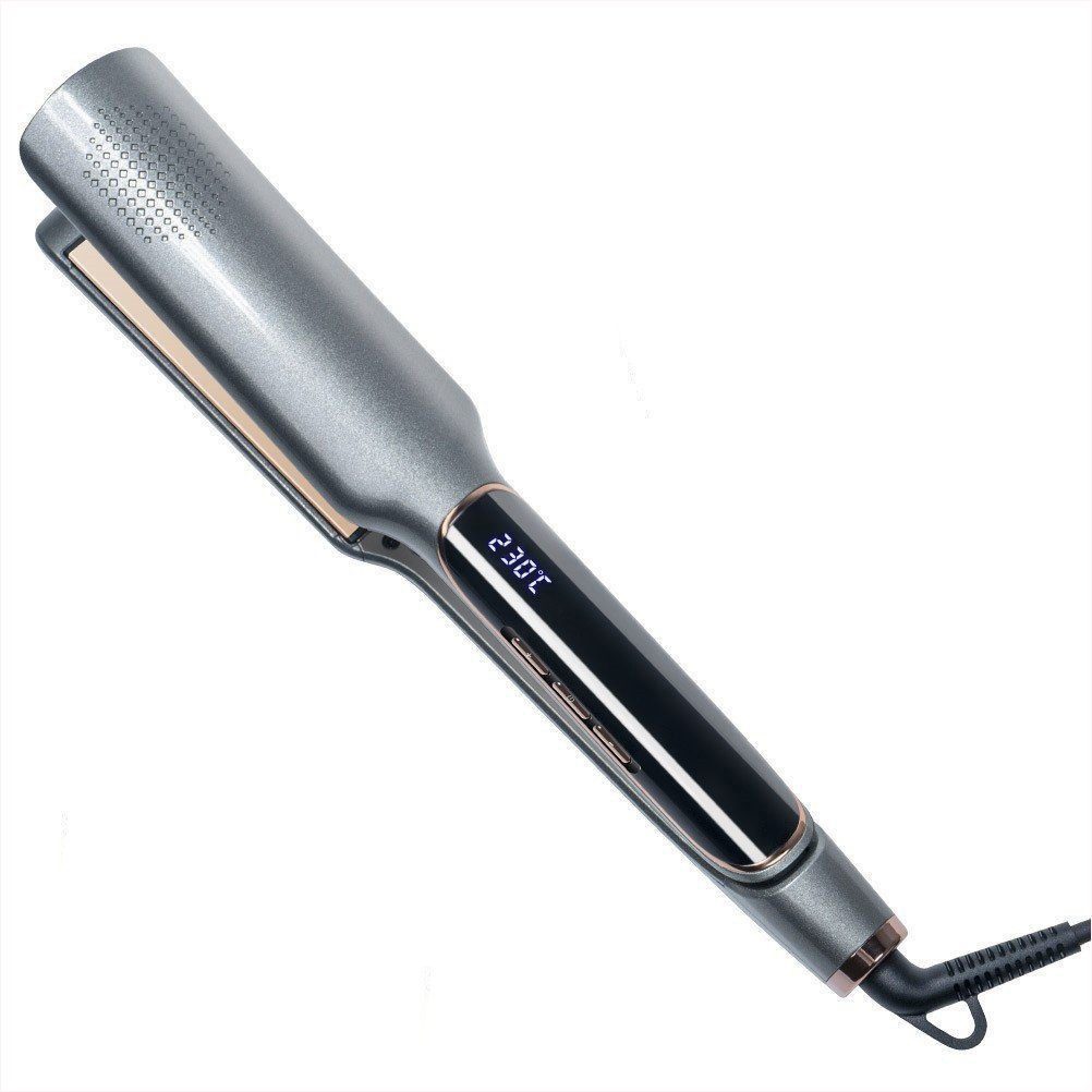 Scttomon Glätteisen JS-801 Keramik-Beschichtung, Breite Platte Haarglätter, 100°C-230°C