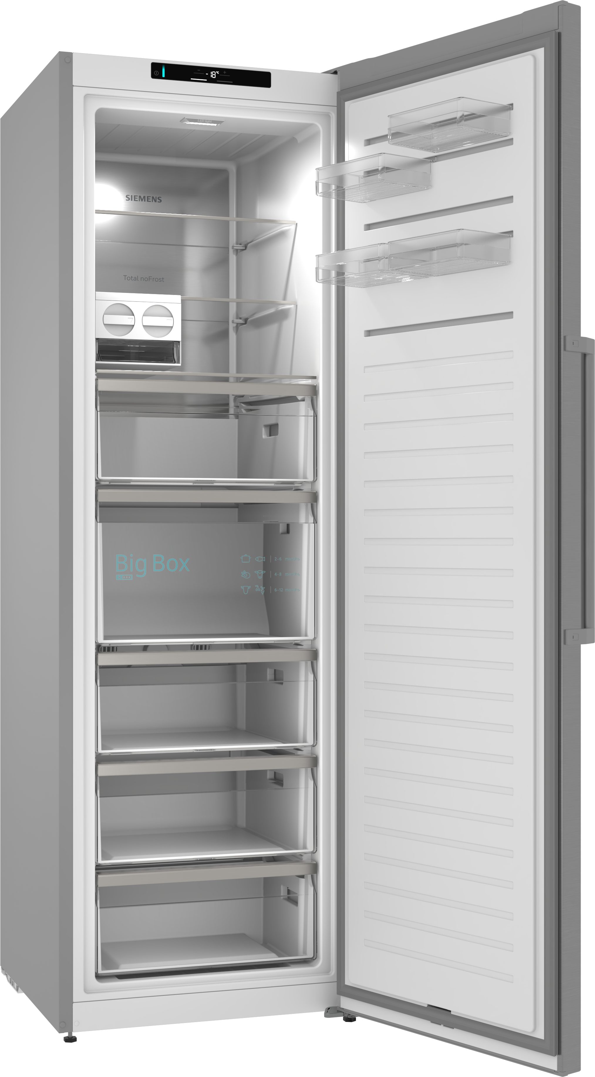 SIEMENS Gefrierschrank iQ500 GS36NAICG, 186,2 cm hoch, 59,5 cm breit