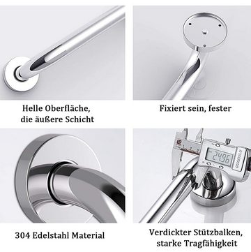 Avisto Haltegriff Haltegriff Edelstahl 2er für Badezimmer Dusche Sicherheitsgriffe 50cm, Sicherheitsduschstange.für Senioren und Kinder