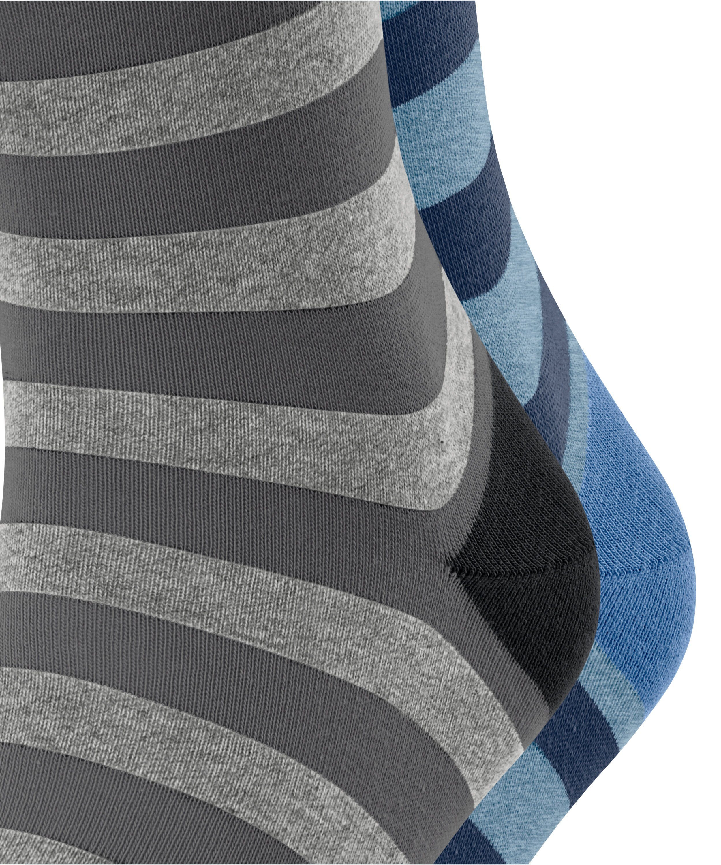 FALKE Socken Line Mapped (2-Paar) 2-Pack Sensitive