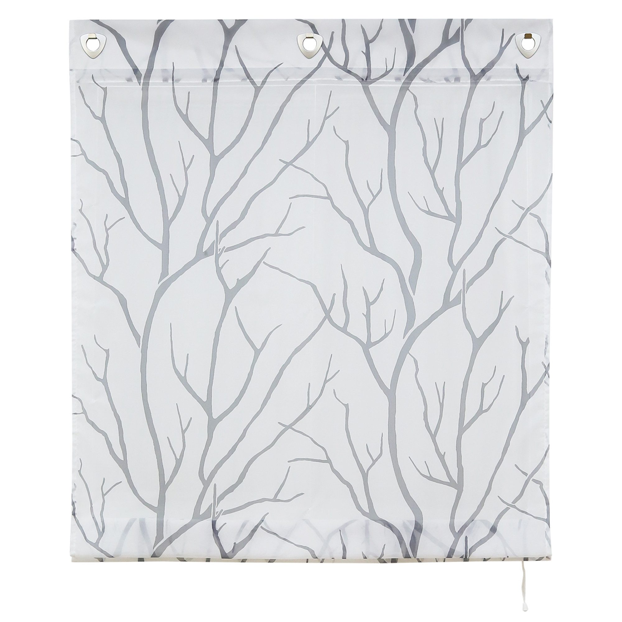 Joyswahl Raffrollo Tatjane, mit Hakenaufhängung, Voile Ösenrollo ohne Bohre günstig online kaufen