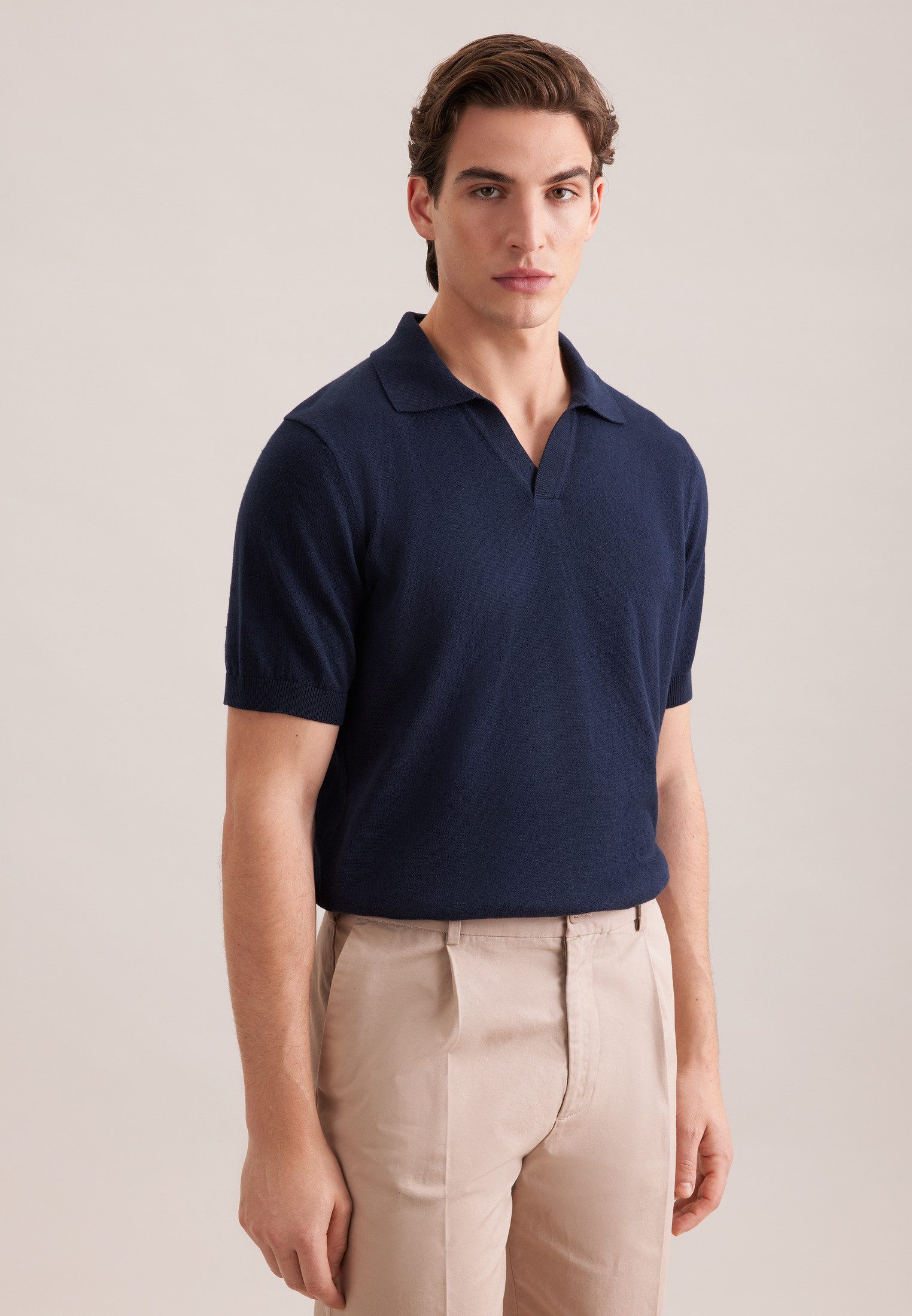 Poloshirt Schwarze Rose