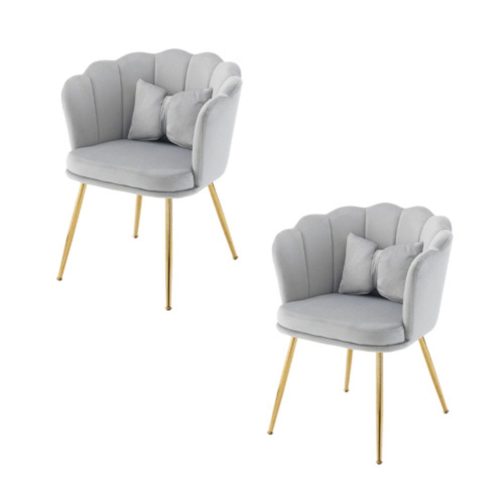 OKWISH 4-Fußstuhl Polsterstuhl Küchenstuhl Lounge Stuhl, günstig online kaufen