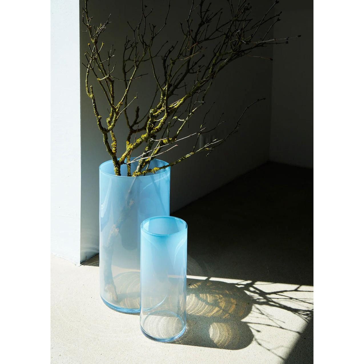 Fundamental Berlin Dekovase Vase Rise Floor Vase Sky Blue (42cm)