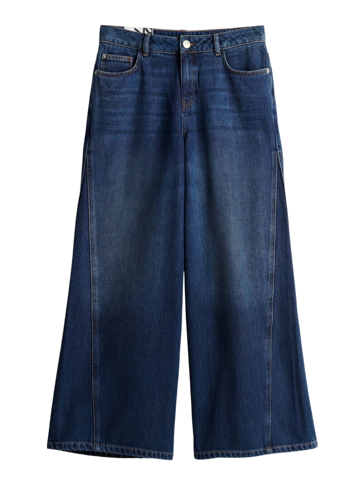 OPUS 5-Pocket-Jeans blau,Casual,Baumwolle,Unifarben,Wide Leg