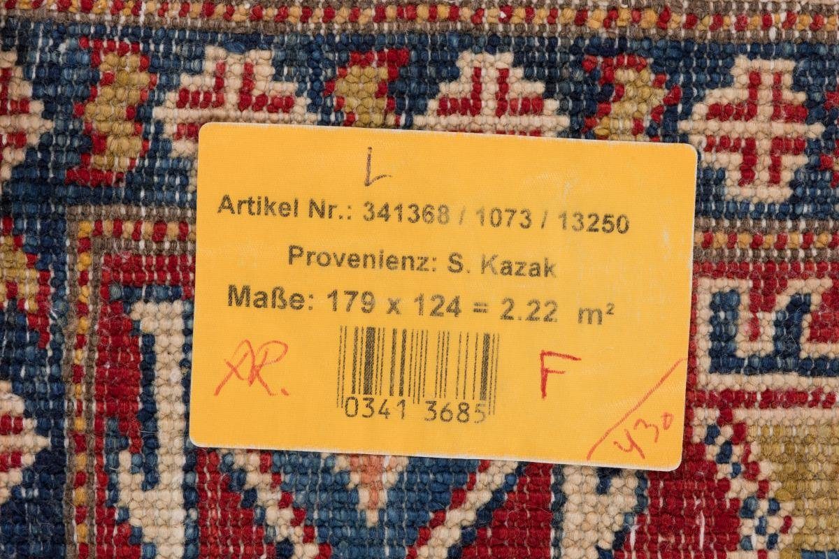 123x178 5 Kazak rechteckig, mm Handgeknüpfter Orientteppich Super Trading, Orientteppich, Höhe: Nain