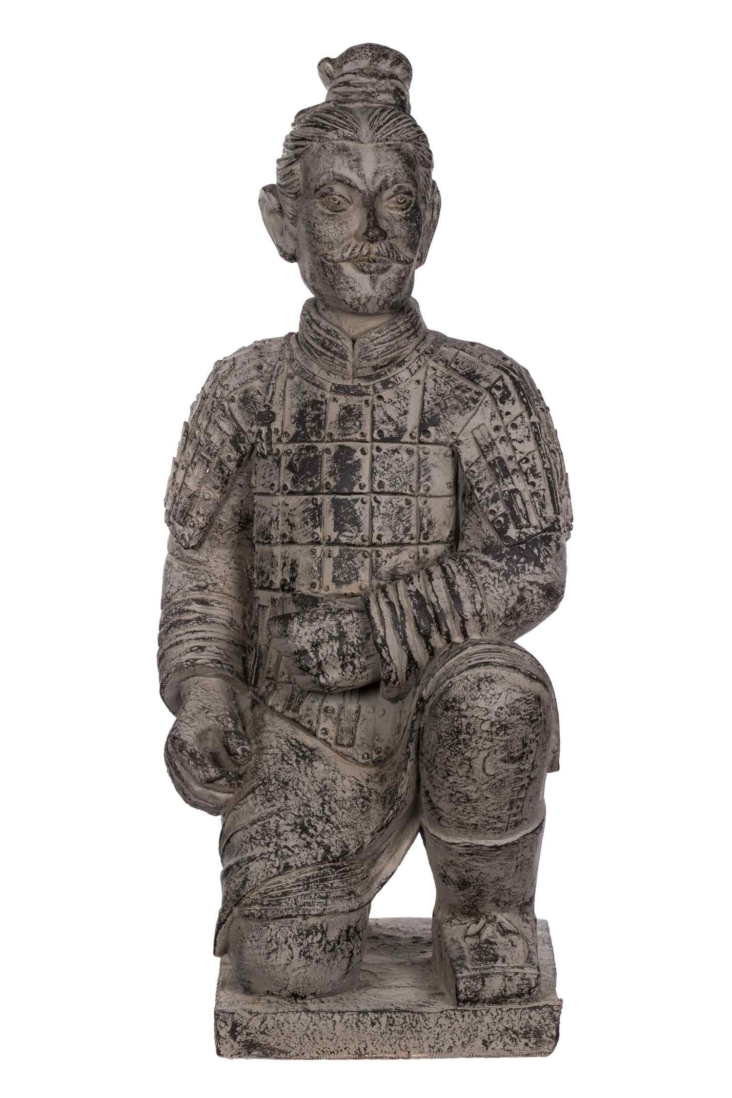 BIRENDY Dekofigur Riesige XXL SY250132 schwere Statue Terrakotta Krieger chinesisch 82cm