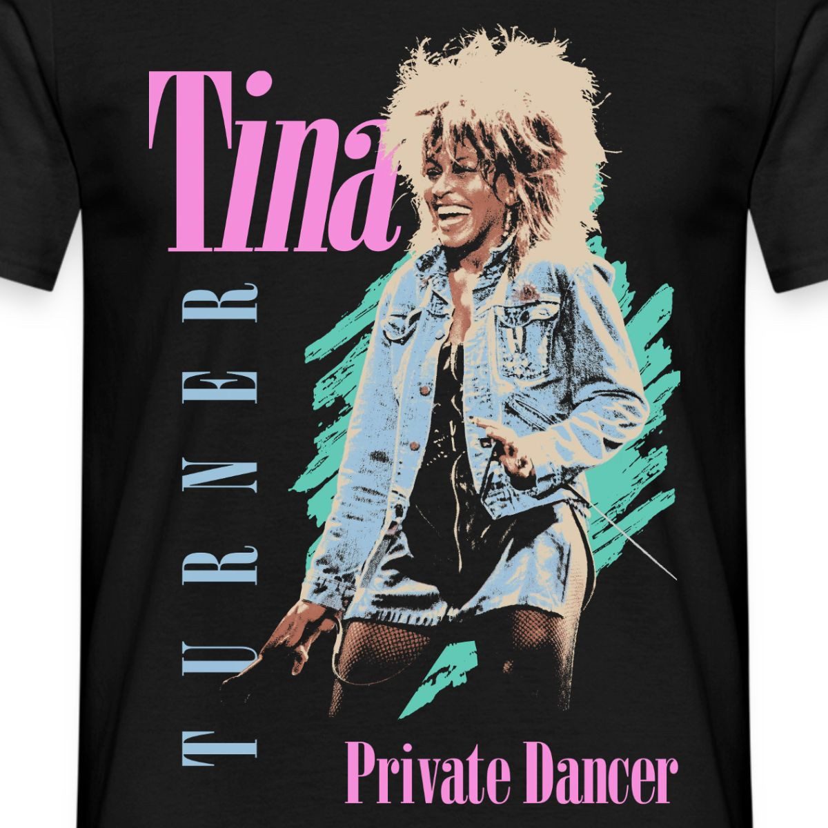 Spreadshirt T-Shirt Tina Turner Private Dancer Männer T-Shirt (1-tlg)