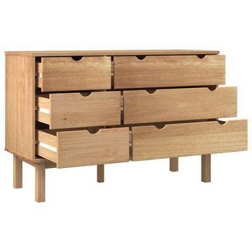 Beyamis Schminkschrank Beyamis Schubladenschrank OTTA 111x43x73,5 cm Massivholz Kiefer