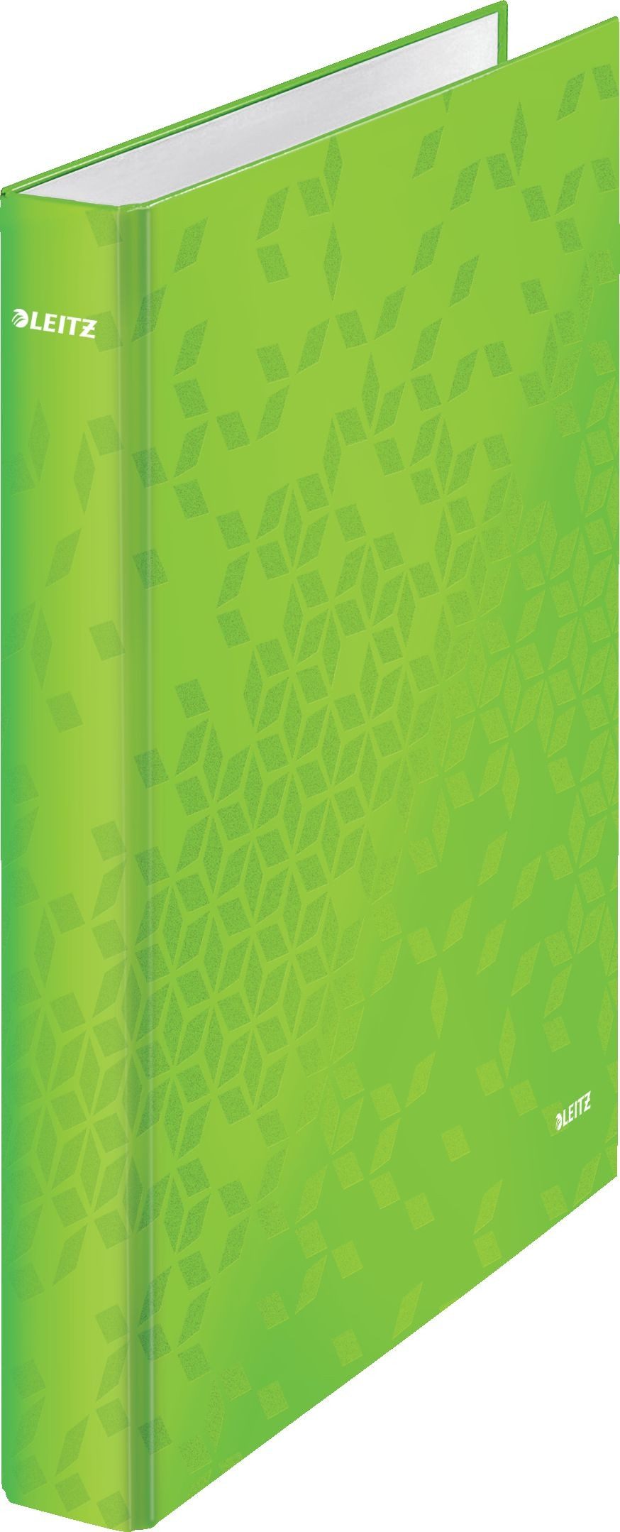 Präsentationsordner Ringbuch Wow A4+ PP 2 Ringe 25mm grün Packung mit 10 Stück