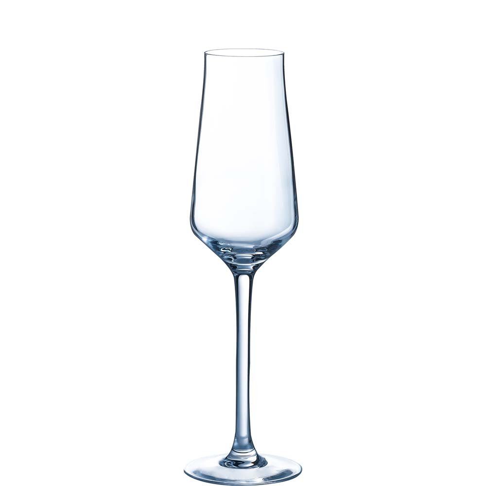 Chef & Sommelier Sektglas Reveal´Up, Kristallglas, Sektkelch Sektglas 210ml Kristallglas Transparent 6 Stück