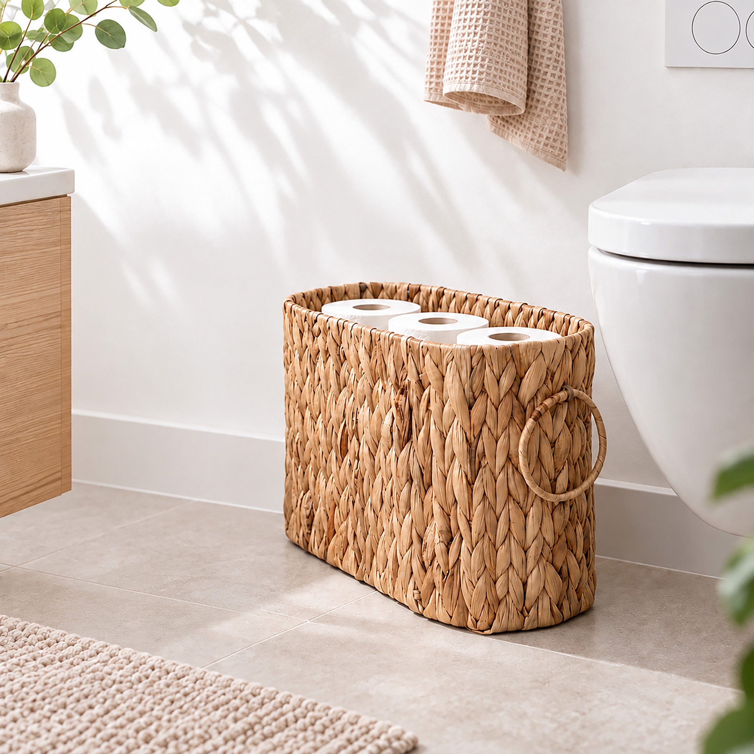 relaxdays Toiletten-Ersatzrollenhalter Toilettenpapier Aufbewahrung 6 Rollen (1-St) – Bild 2 von 5