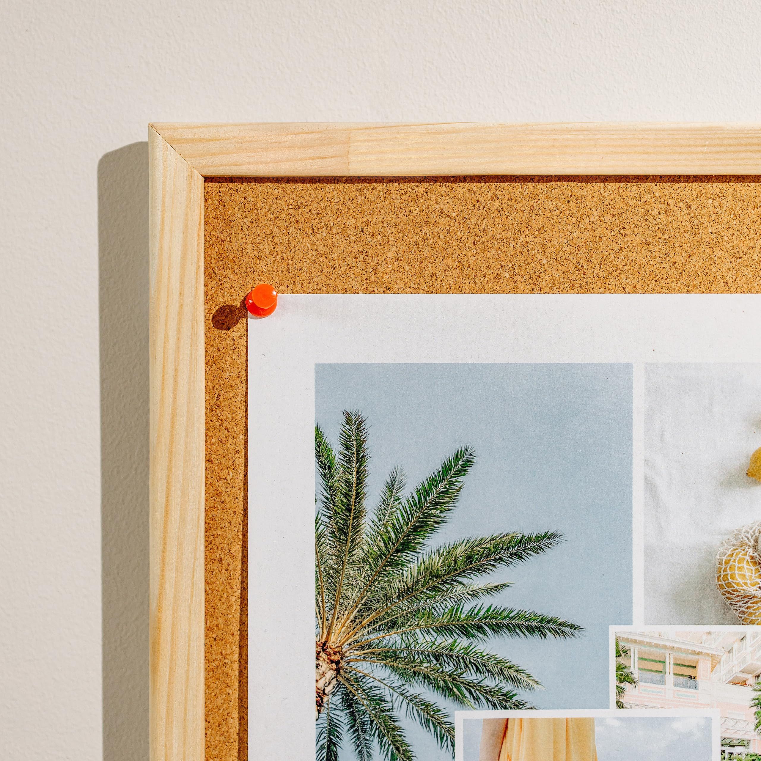 Creative Home Pinnwand Pinnwand Kork mit 5 Pinwandnadeln – Bild 5 von 5