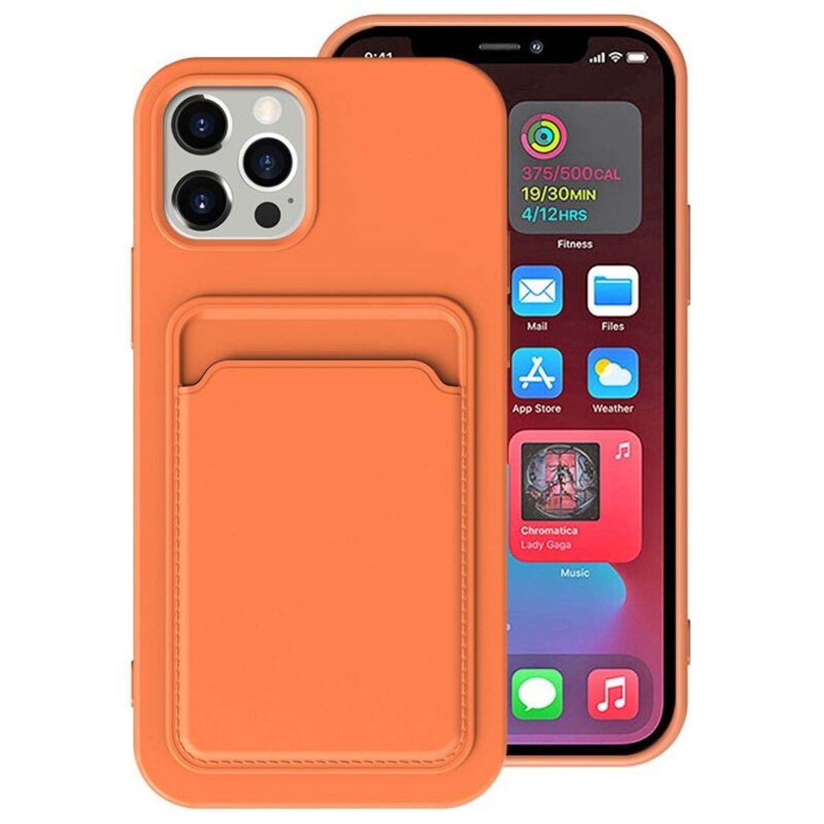 König Design Handyhülle Apple iPhone 12, Schutzhülle Case Cover Backcover Etuis Bumper