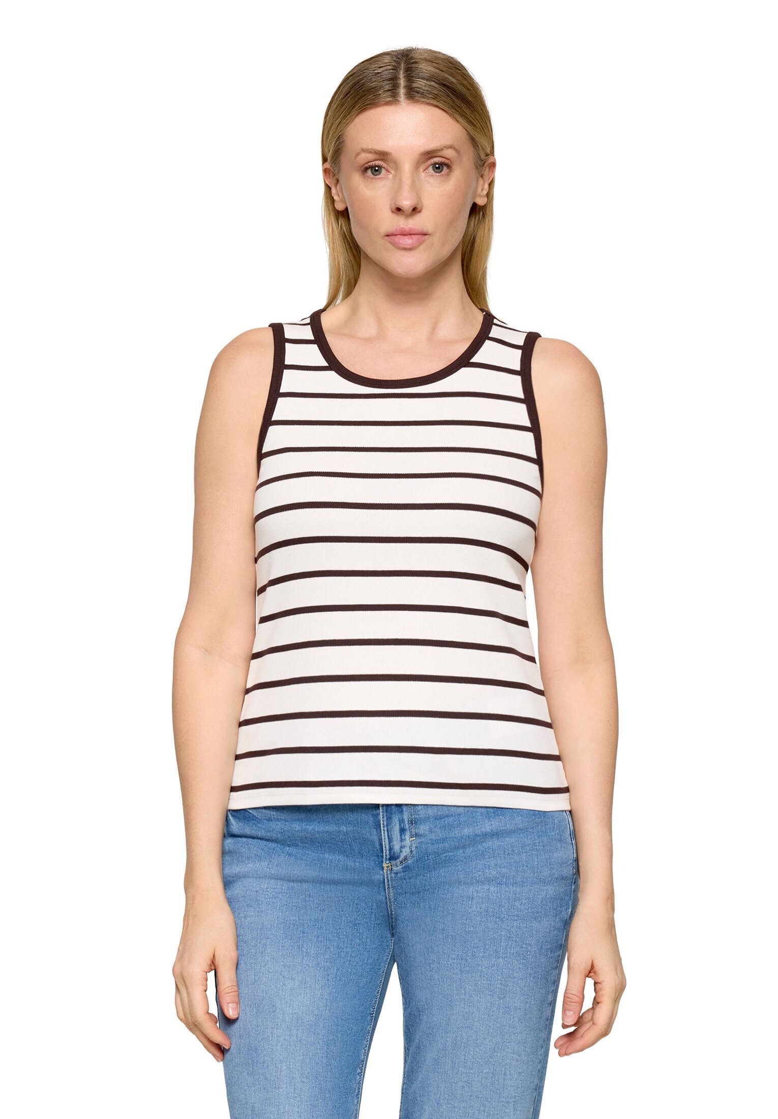 Cartoon T-Shirt Damen mit Rundhalsausschnitt (1-tlg)