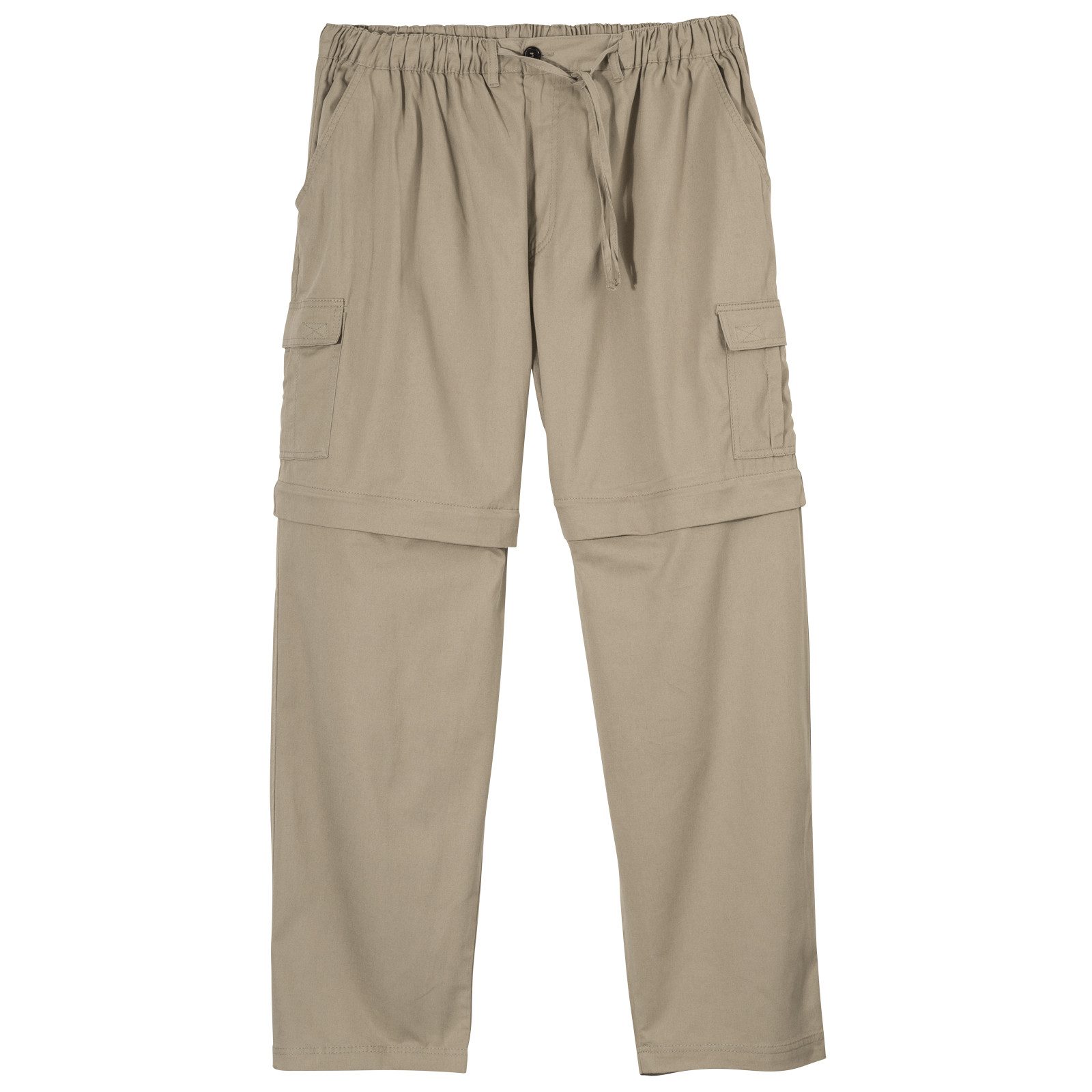 ABRAXAS Cargohose Abraxas XXL Zipp-off Cargo-Hose mit Gummibund sand