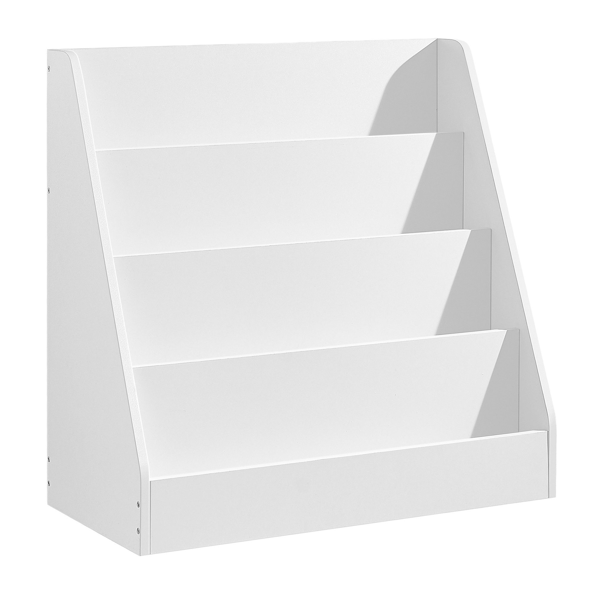 SONGMICS Spielzeugtruhe Bücherregal Kinder Spielzeugregal mit 5 Ebenen, 30 x 60 x 60 cm, Montessori Regal, für Leseecke