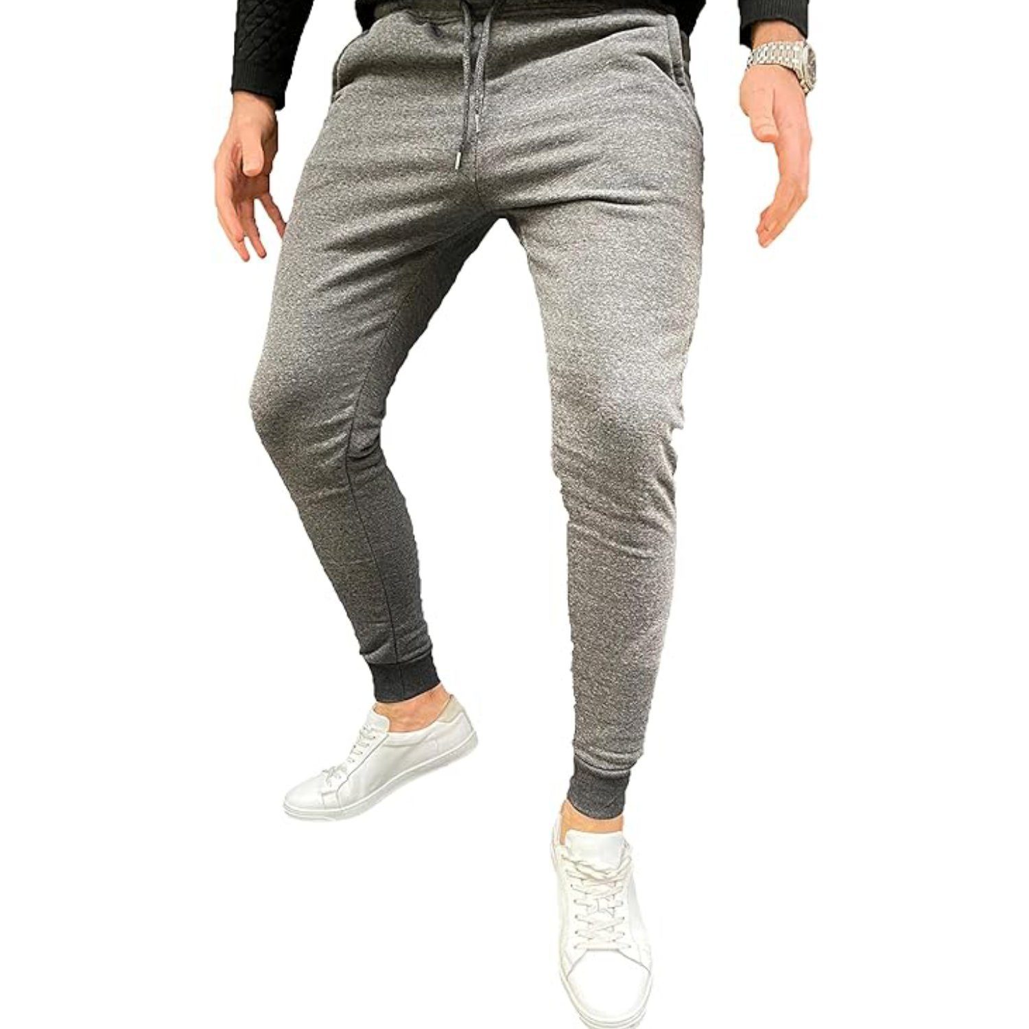 Megaman Jeans Jogginghose Herren Outdoor Jogginghose Sweatparts Trainingshose Fitness Slim Fit