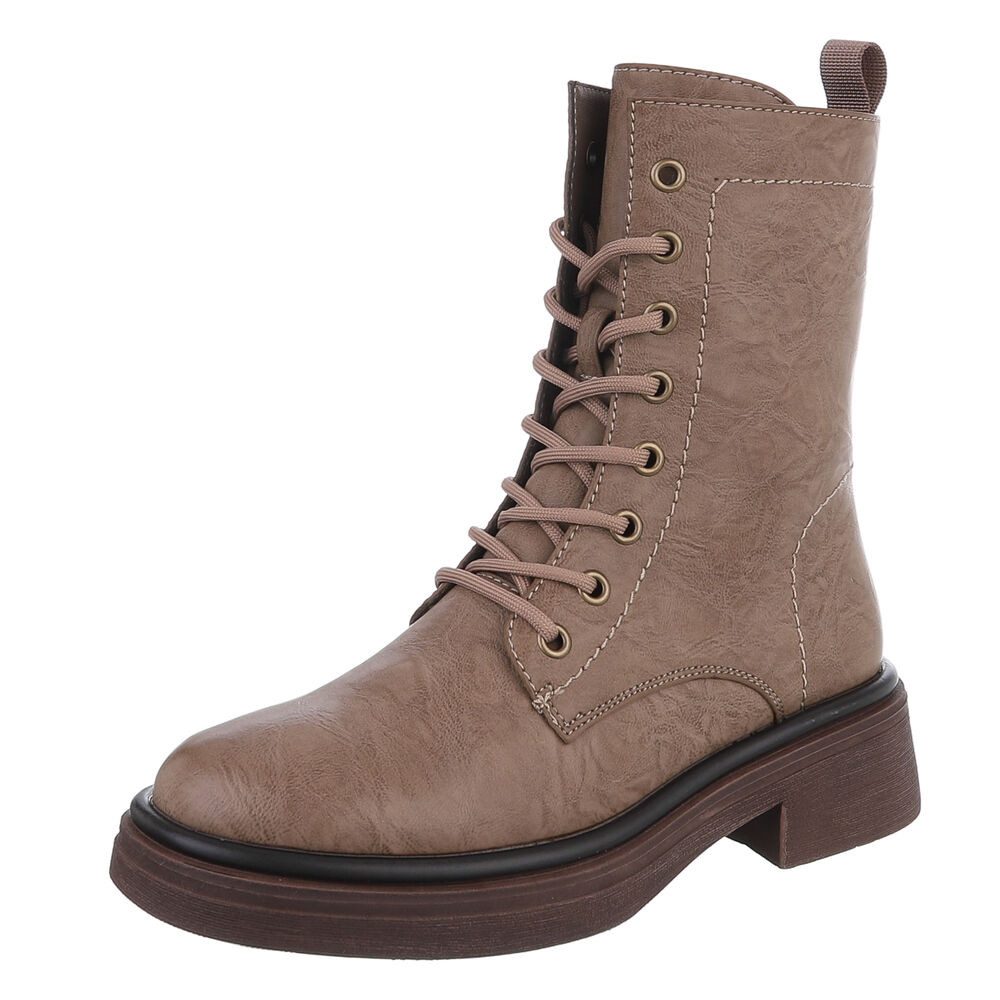 Ital-Design Damen Stiefel mit Schnürung und günstig online kaufen