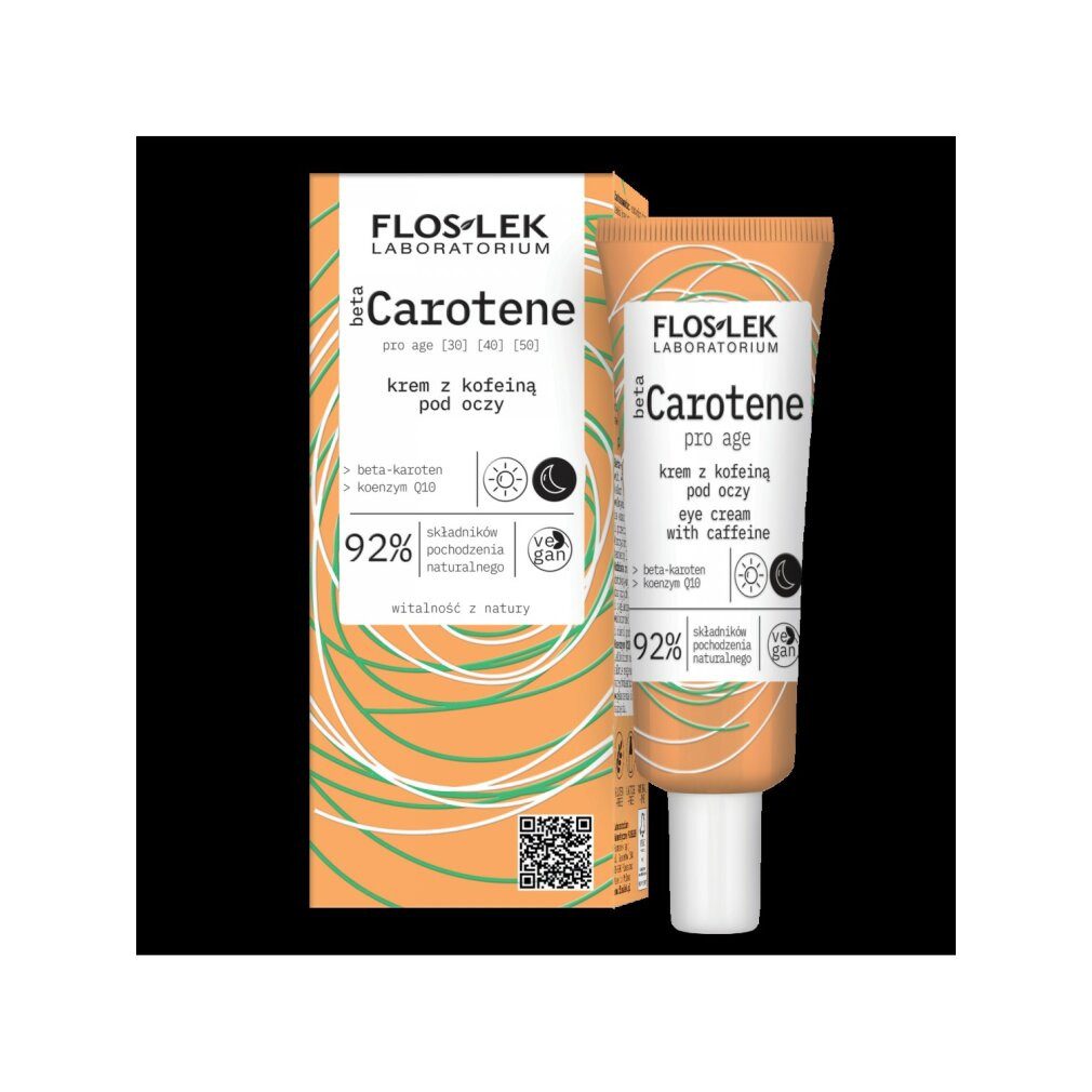 Floslek Augencreme FLOSLEK Beta-Carotin Augencreme mit Koffein