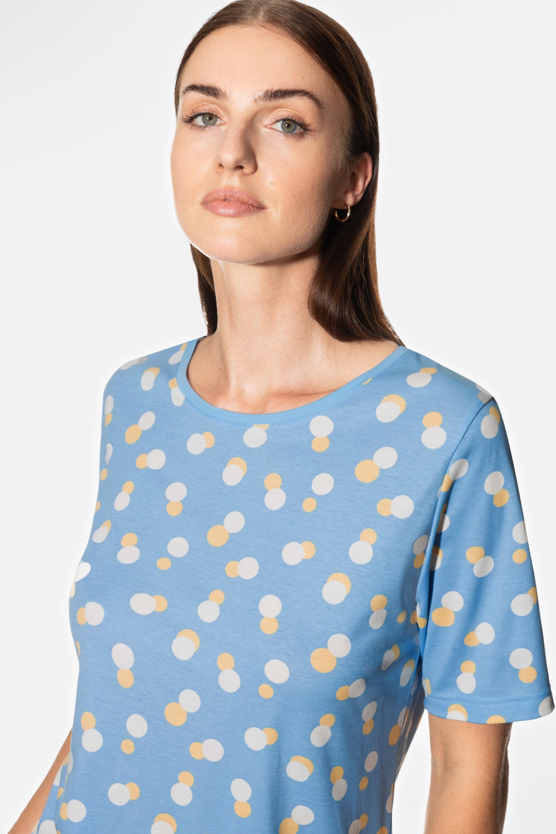 Mey Nachthemd Mey female Nachthemd Serie Adryelle Punkte-Print (1-tlg)