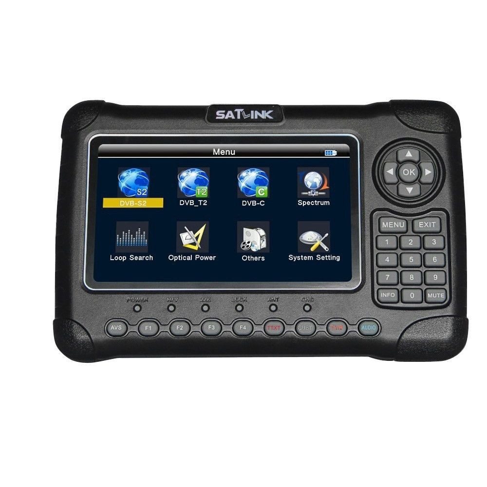 Satlink Satfinder WS-6980 Digital DVB-S/S2 DVB-T2 /C TV Satfinder Combo