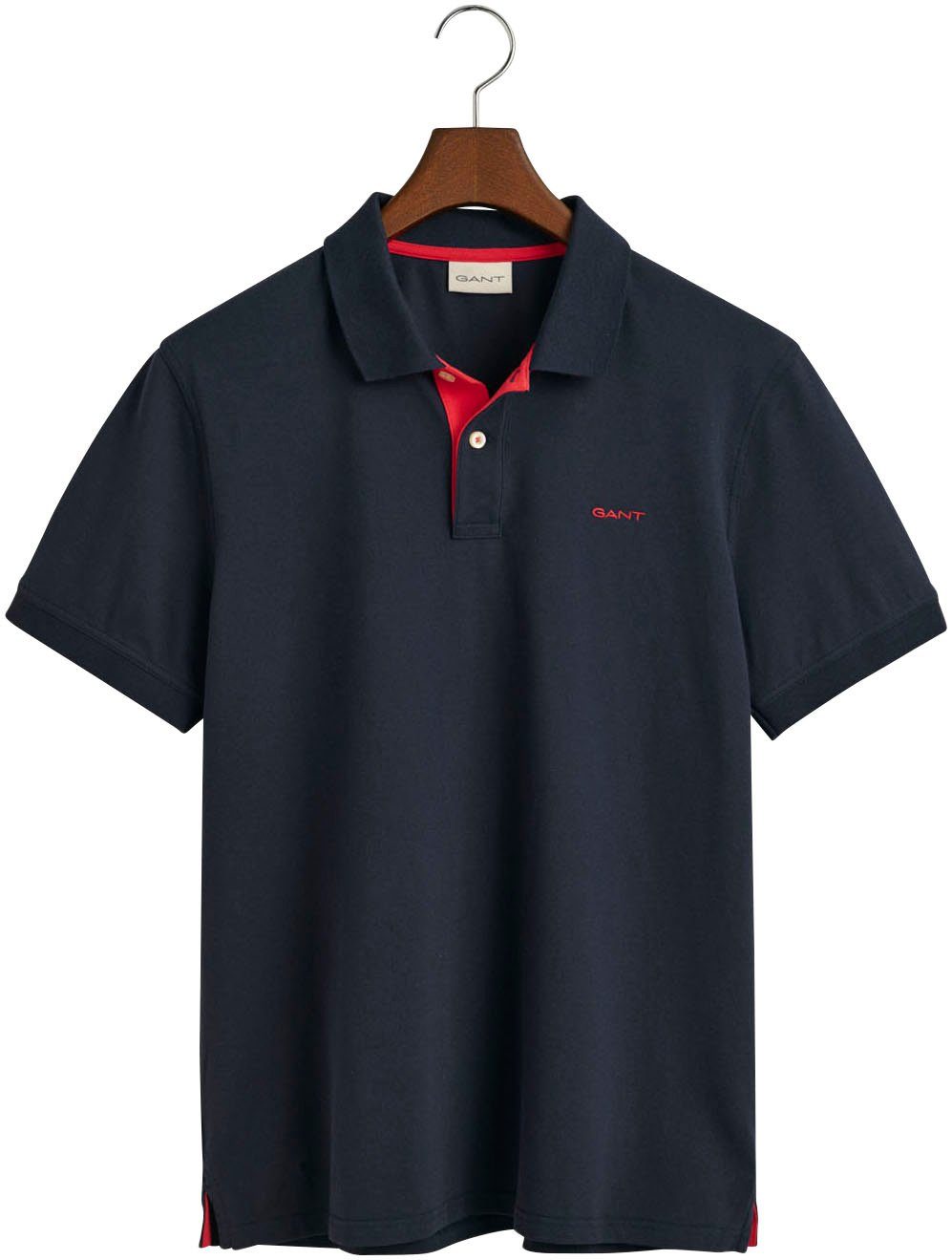 Gant Poloshirt REG CONTRAST PIQUE SS POLO mit kontrastfarbenen Einsätzen – Bild 5 von 5