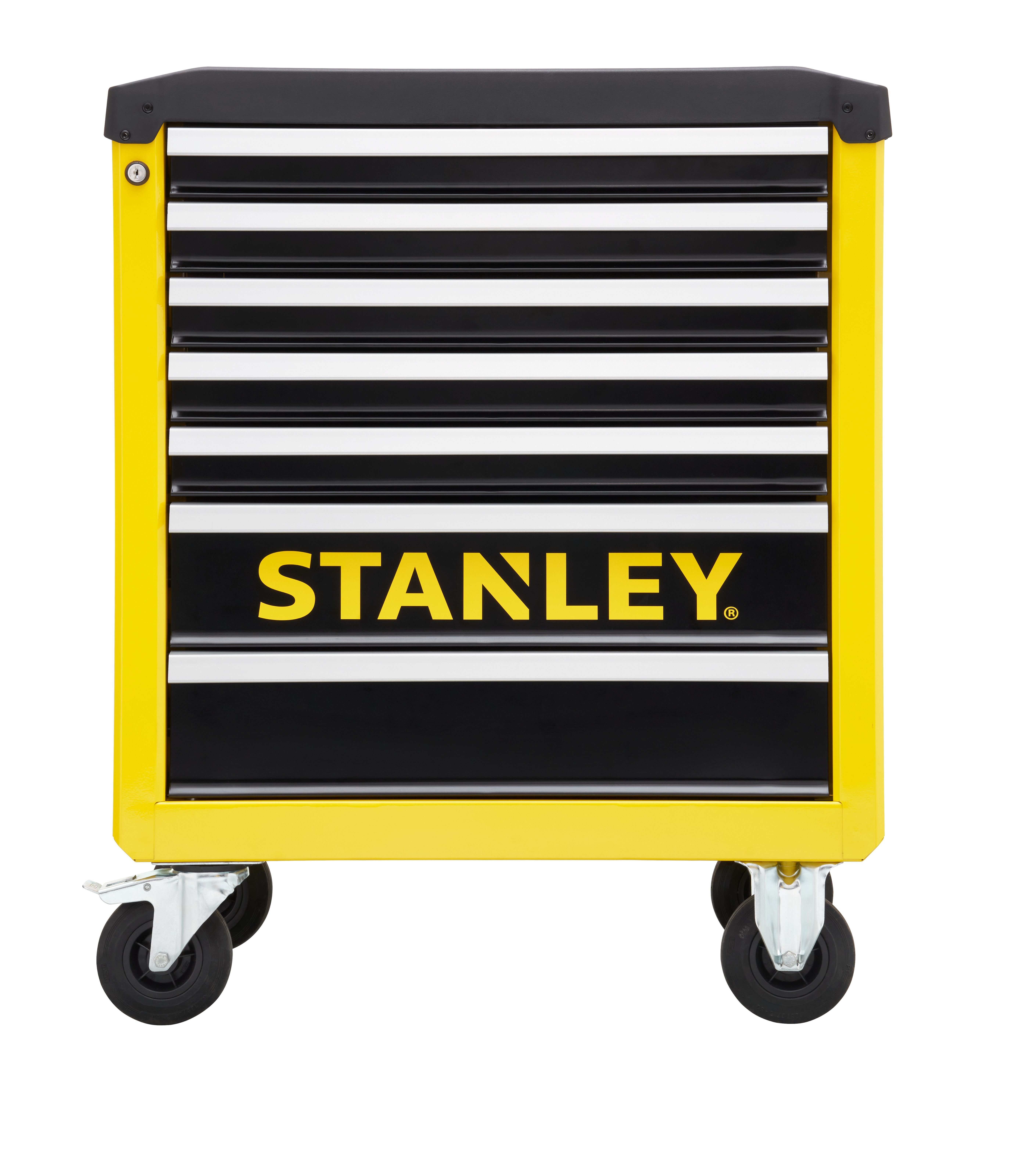 STST74306-1, & Decker Werkstattwagen 7 Stanley Schubladen Black by