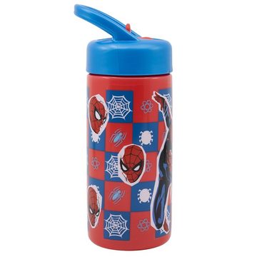 MARVEL Trinkflasche Marvel Spiderman Sportflasche Wasserflasche Flasche 410 ml