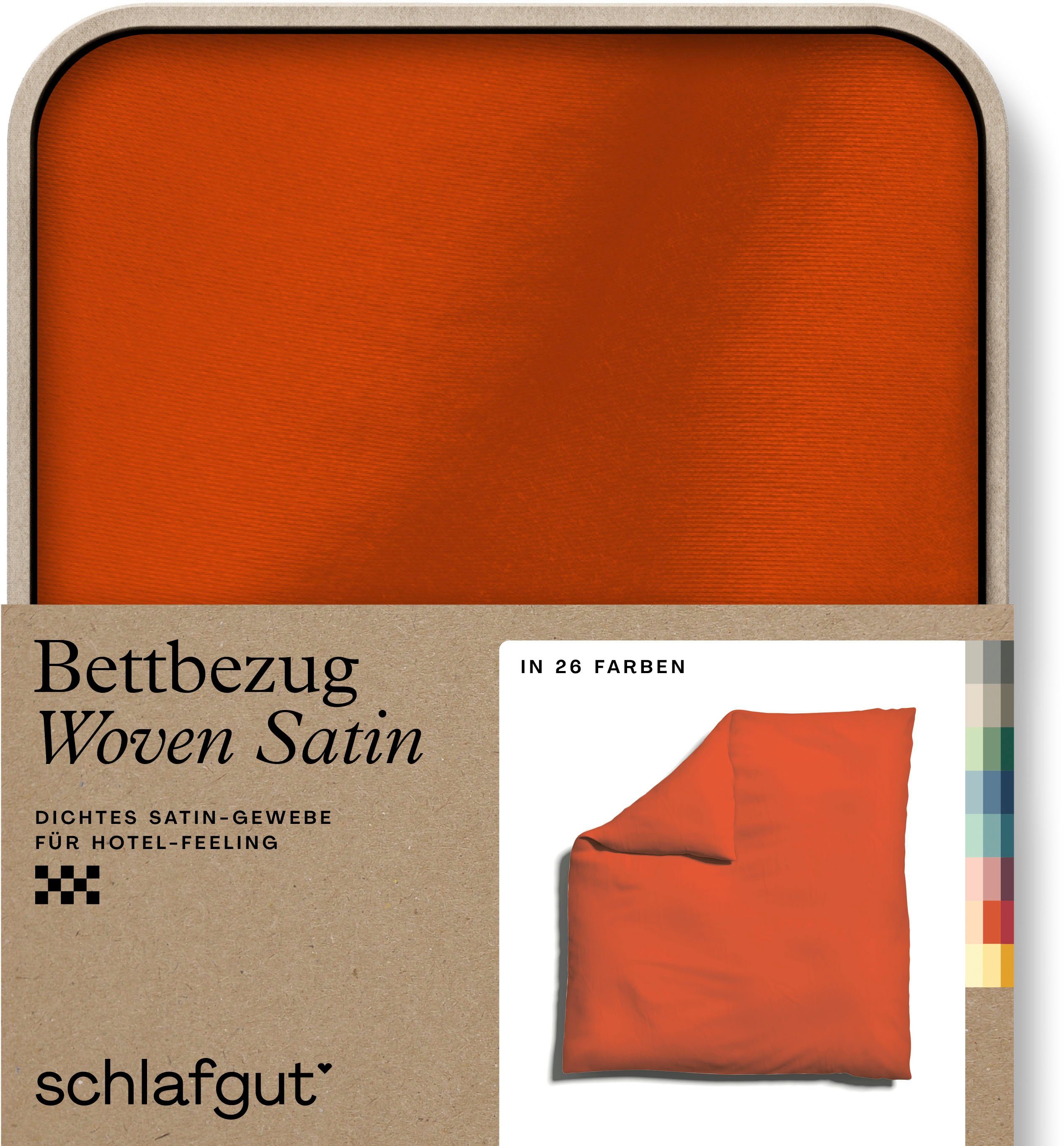 Schlafgut Bettbezug Woven Satin, (1 St), günstig online kaufen