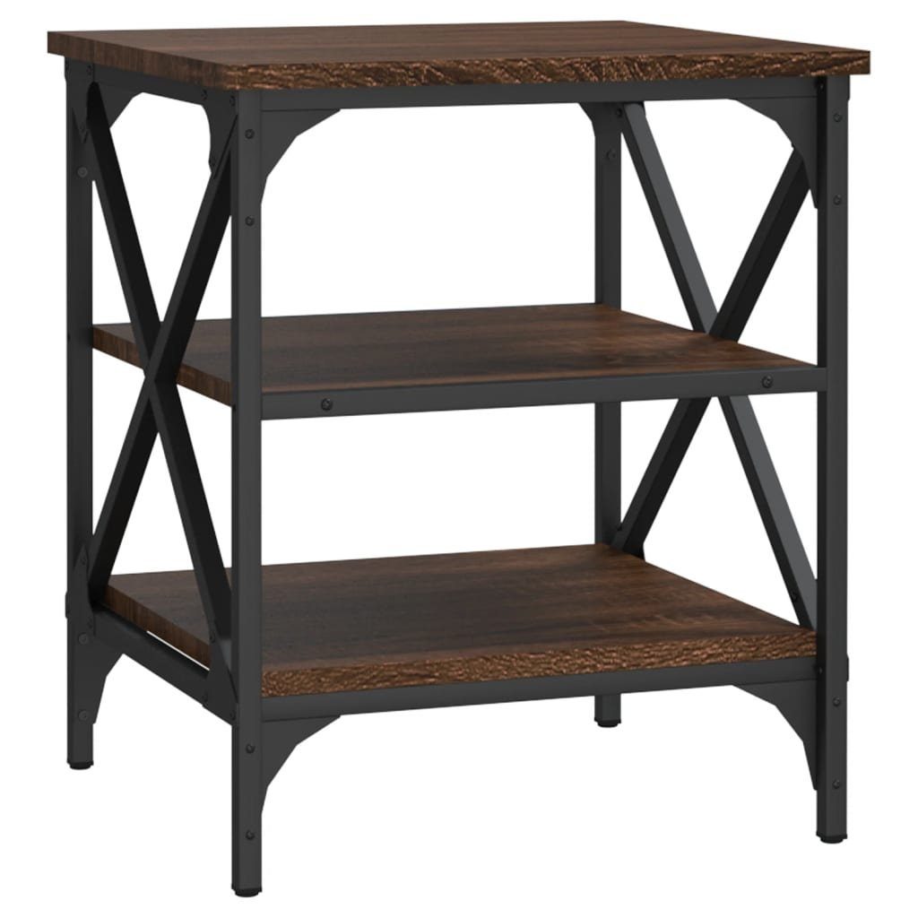 vidaXL Beistelltisch Beistelltisch Braun Eichen-Optik 40x42x50 günstig online kaufen